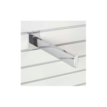 Econoco GEC 8482; 12 Slat Wall Accessory Shelf Bracket Tubular, PK24 RW/12